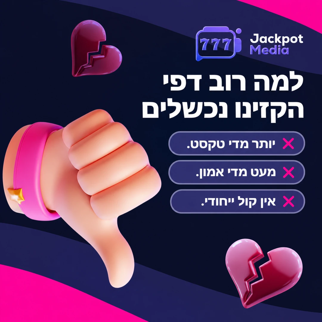 למה רוב דפי הקזינו נכשלים (ומה עושים אחרת אלה שמצליחים)